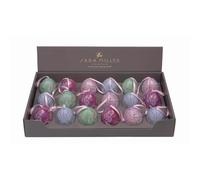Elite Gift Boxes Sara Miller - Small Hanging Eggs Tin - A set of 4 Different Easter Tins 50 x 45 x 65 mm