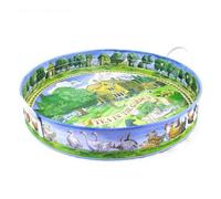 Elite Handled Tray: 40Cm Emma Bridgewater Matthew Rice In The Country Handled Tray, Metal