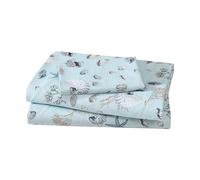 Elite Home 90 GSM Microfiber Coastal Beach-Themed Printed Sheets & Pillowcase Sets, Twin, Oceanside Sea