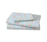 Elite Home Products Soft Hotel Coastal Microfiber Printed Sheet Set