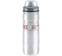 ELITE Ice Fly Insulated Water Bottle Clear - Lightweight & BPA-Free - 500ml - For Road Bike, MTB & Gravel Cycling