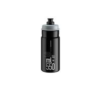 Elite Jet Biodegradable Bottle - Black With Grey Logo - 550 ml