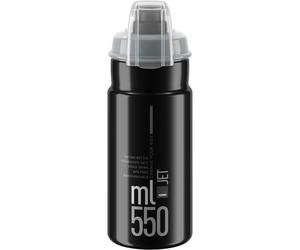 Elite Jet Biodegradable MTB Water Bottle - Black, 550ml