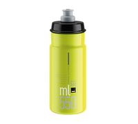 Elite Jet Fluo Black Logo Water Bottle 550ml - Yellow