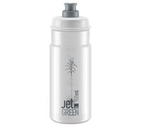 Elite - Jet Green - Cycling water bottles size 550 ml, grey/white