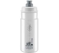 Elite - Jet Green - Cycling water bottles size 550 ml, grey/white