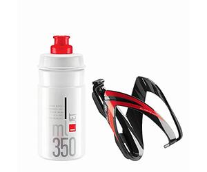 ELITE Jet Kids 350ml Cycling Bottle & Ceo Cage Kit (Multi-Coloured (Multi-Coloured))