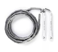 Elite Jumps Adult Core Beaded Jump Rope For Fitness - Workout Jump Rope - Beaded Fitness Skip Rope for Exercise Unbreakable 5" Handles - Designed for Beginners or Pros