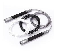 Elite Jumps Freestyle PVC Jump Rope Bundle, Silver White