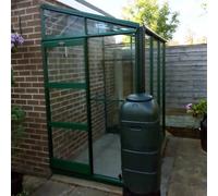 Elite Kensington 4x6 Lean to Greenhouse - Green Powder Coated