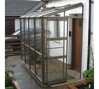 Elite Kensington 4x8 Lean to Greenhouse - Stone Powder Coated