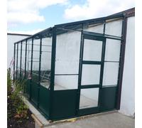 Elite Kensington 6x12 Lean to Greenhouse - Stone Powder Coated