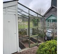 Elite Kensington 6x6 Lean to Greenhouse - Stone Powder Coated