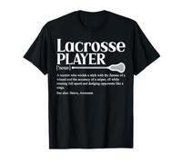 Elite Lacrosse Player Sport Lover Game Day Champion Gear T-Shirt