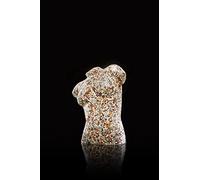 ELITE LIGHTING INNOVATIONS The Vogue Color Changing Mosaic Light Glass Torso Lamp with Wireless Remote Control (Tone) Ambient Mood Light