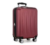 Elite Luggage Expandable Carry-on Spinner, Burgundy