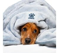Elite Paws? UK: Luxuriously Plush Dog Blanket - XL 130x100cm, Super Soft/Thick Fleece, Protects Sofas & Beds, Stylish, Durable & Washable, From Puppy