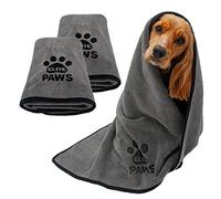 Elite Paws® UK Ultra-Absorbent Dog Towel, Microfibre, 140x70cm, 2 Pack