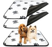 Elite Paws® UK (XL) Premium Heavy-Duty Washable Dog Pee Pads (2-Pack) - Extra-Thick, Ultra-Absorbent & Leak-Proof Reusable Puppy Training Mats, 90x80cm, Urine-Revealing White For Puppies & Senior Pets