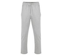Elite Pleasure Mens Plain Fleece Pockets Jogging Bottoms Pants Open Hem Joggers Trouser Size UK Grey - Open Hem Large