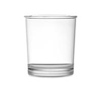 Elite Premium Polycarbonate Rocks Tumblers 8oz / 230ml - Set of 4 | Plastic Reusable Tumblers, Virtually Unbreakable Polycarbonate Plastic - Ideal for Parties, Outdoors & Event Catering