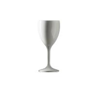 Elite Premium Polycarbonate Wine Glass White 11oz / 320ml - Reusable Plastic Wine Glasses