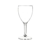 Elite Premium Polycarbonate Wine Glasses 9oz / 255ml - Set of 12 | Plastic Reusable Wine Glasses, Virtually Unbreakable Polycarbonate Plastic - Ideal for Parties, Outdoors & Event Catering