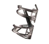 Elite Prism Left Titanium Metal Black - Side-Entry Bottle Cage 47g - Eco Materials - For MTB, Gravel & Small Frames