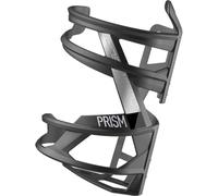 Elite Prism Carbon Bottle Cage Left Mat Black Graphic - Ultra Lightweight Side-Entry Carbon Fibre Bike Bottle Holder - For MTB, Gravel & Small Frames