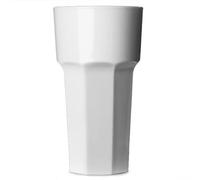 Elite Remedy Polycarbonate Hiball Tumblers White 12oz / 340ml - Set of 4 | Plastic Reusable Tumbler, Virtually Unbreakable Polycarbonate Plastic - Ideal for Parties, Outdoors & Event Catering