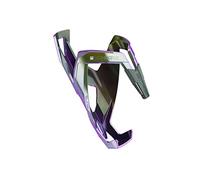 Elite Custom Race Plus Shiny Bottle Cage - Green / Violet Green/Violet