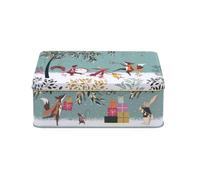 Elite Sport Rectangular Tin Sara Miller Woodland Tales 19.5 x 15.4 x 7.5 cm