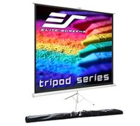 Elite Screens Tripod Series, 113-INCH 1:1, 16:9, 4:3 Adjustable Multi Aspect Ratio Portable Indoor Outdoor Projector Screen, 8K 4K Ultra HD 3D Ready, US Based Company 2-YEAR WARRANTY, T113NWS1 - White