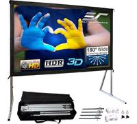 Elite Screens Yard Master 2, 120-INCH Outdoor Indoor Projector Screen 16:9, Fast Easy Snap On Set-up Freestanding Portable Movie Screen Foldable Front Projection, OMS120H2