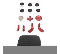Elite Series 2 Controller Replacement Thumbsticks Kit, Magnetic Metal Thumbsticks One Elite Series 2, Compatible for One Generation Version of the Handle (Red)