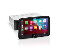 Elite Series BE7ACP-SD Car Stereo System - Apple CarPlay, Android Auto, 7 Inch Single Din, Touchscreen, Bluetooth Head Unit, Radio Receiver, No CD Player, Hook Up to Amplifier