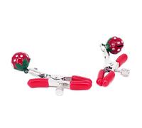 Elite SM Screw Breast Nipple Clamps Vice, Strawberry Style Bell