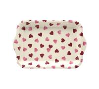 Elite Snack Tray: Emma Bridgewater Pink Hearts Snack Tray, Metal