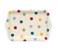 Elite Snack Tray: Emma Bridgewater Polka Dot Snack Tray, Metal