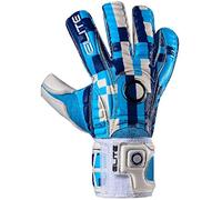 Elite Sports Goalkeeper Gloves with Double Wrapped Thumb and Durable Latex. Reinforced Backing Foam on the Shock Zone with AVM Fabric and 4 Removable Finger Protectors for Extra Finger Support.