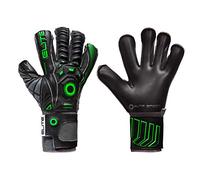 Elite Sports Goalkeeper Gloves with Wrapped Thumb and Durable Latex. Reinforced Backing Foam on the Shock Zone with AVM Fabric and 5 Removable Finger Protectors for Extra Finger Support.