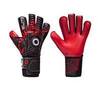 Elite Sports Goalkeeper Gloves with Wrapped Thumb and Durable Latex. Reinforced Backing Foam on the Shock Zone with AVM Fabric and 5 Removable Finger Protectors for Extra Finger Support.