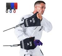 Elite Sports Jiu Jitsu Grip Trainer Simulate Gi - Resistance Band Grip Strength Trainer for BJJ MMA Judo & Grappling Training