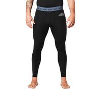 Elite Sports Men's BJJ Spats Leggings Tights, Best Jiu Jitsu MMA No Gi Spat Compression Pants for Men, Black, S