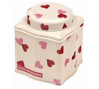 Elite Tea Storage: 10.5Cm X 10.5Cm X 11Cm Emma Bridgewater Pink Hearts Tea Caddy, Cut Dome