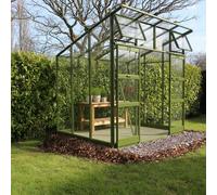 Elite The Edge 600 6x8 Pent Roof Greenhouse - Black Powder Coated
