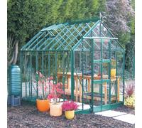 Elite Thyme 6x8 Greenhouse - Silver Plain Aluminium Finish