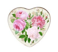 Elite Tin: 11.9Cm X 11.1Cm X 3Cm Nostalgia Roses Small Heart Tin