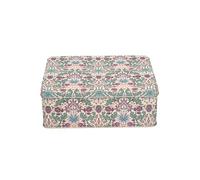 Elite tins Arts & Crafts William Morris - Hyacinth Deep Rectangular Tin 108 x 106 x 82 mm
