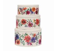 Elite Tins Emma Bridgewater - Garden Flowers Set 3 Round Cake Tins